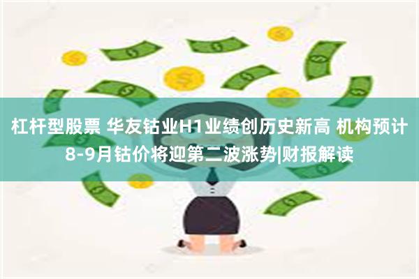 杠杆型股票 华友钴业H1业绩创历史新高 机构预计8-9月钴价将迎第二波涨势|财报解读