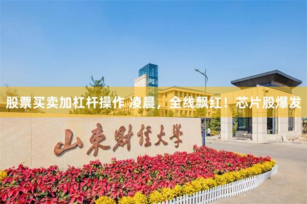 股票买卖加杠杆操作 凌晨，全线飘红！芯片股爆发