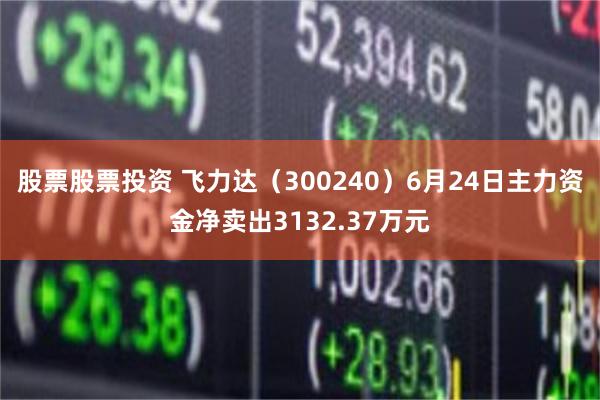 股票股票投资 飞力达（300240）6月24日主力资金净卖出3132.37万元