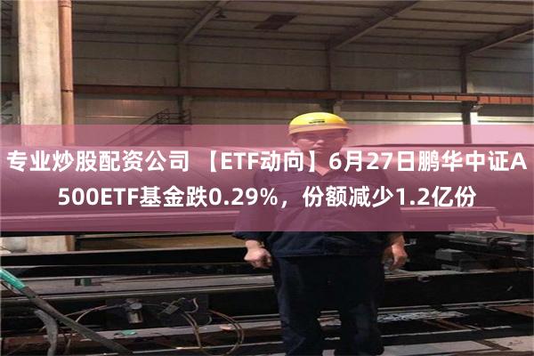 专业炒股配资公司 【ETF动向】6月27日鹏华中证A500ETF基金跌0.29%，份额减少1.2亿份