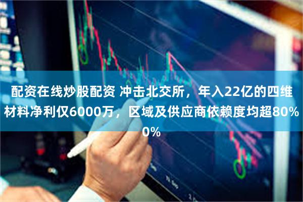 配资在线炒股配资 冲击北交所,年入22亿的四维材料净利仅6000万,区域及供应商依赖度均超80%