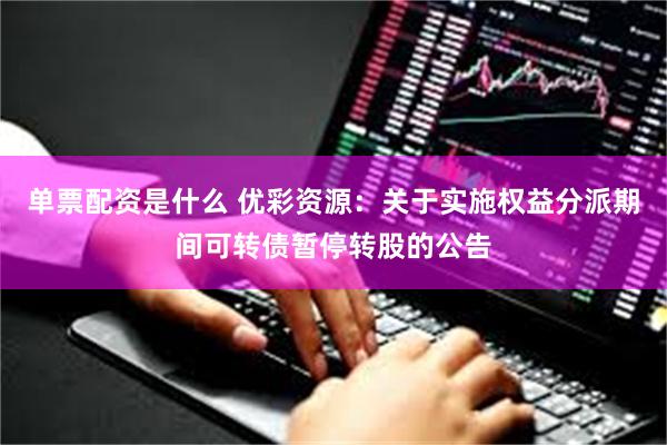 单票配资是什么 优彩资源：关于实施权益分派期间可转债暂停转股的公告