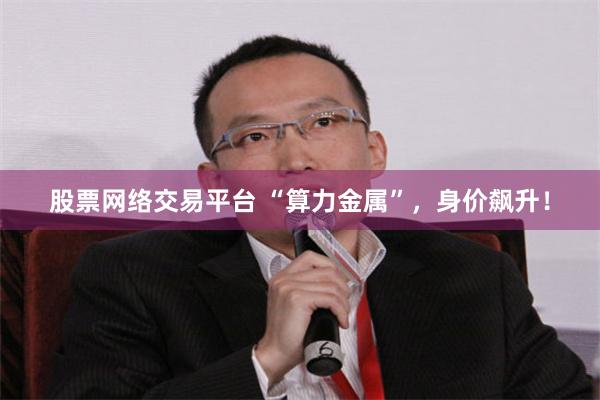 股票网络交易平台 “算力金属”，身价飙升！